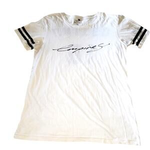 2/$30 The People Versus UNITED White tee with Black Writing Number 16 Size XL
